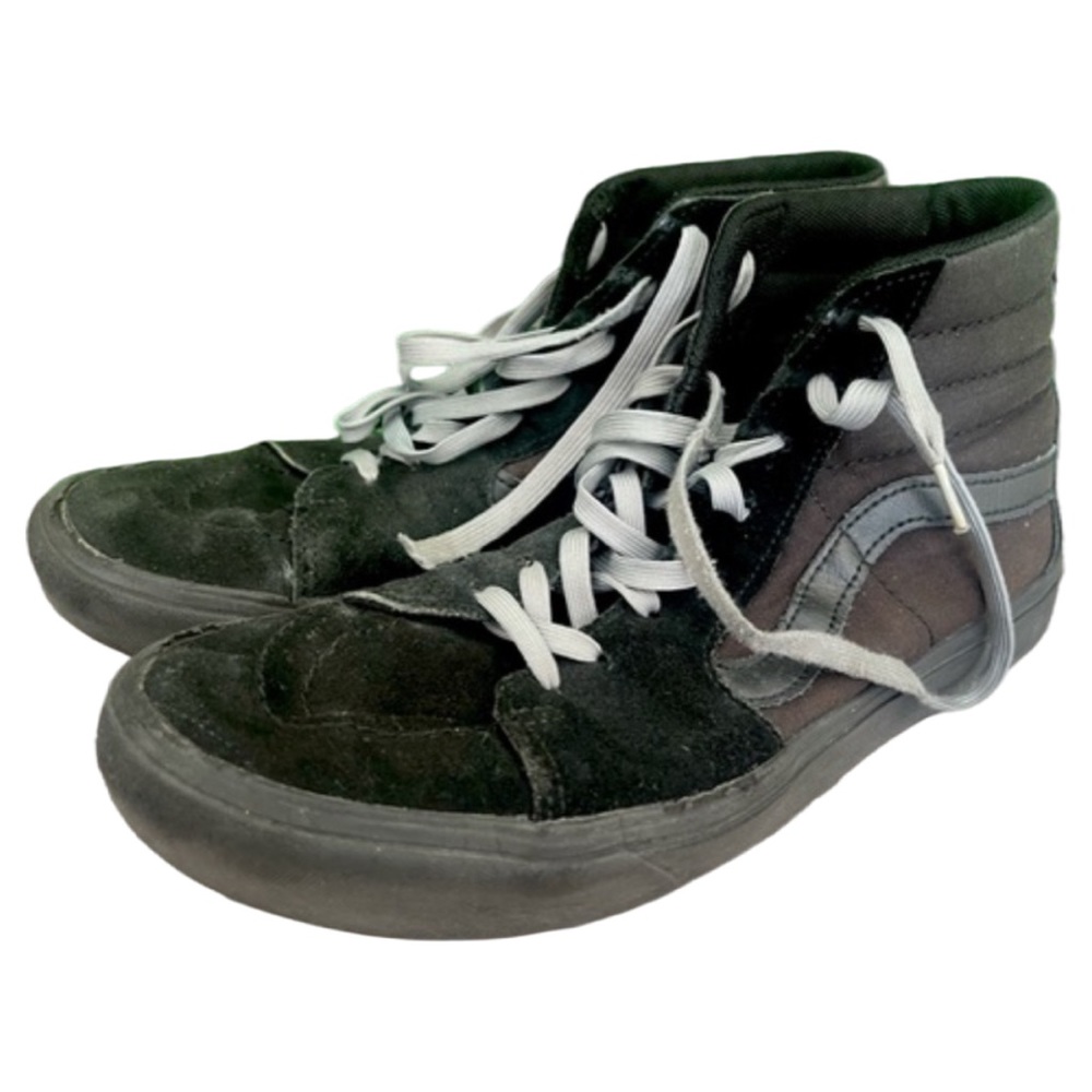 Vans Canvas Black Sk8-Hi Shoes Men's Size 10 Skate High Top